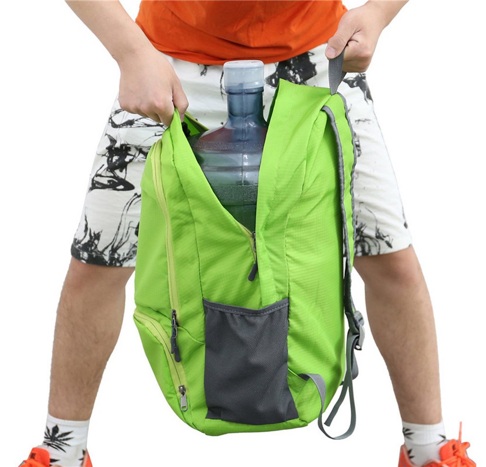 Cachito Tagesrucksack Ultraleichter Faltbarer Rucksack Wasserfest und Verstaubarer Daypack, für Wandern, Reisen, Radtouren und Städtetrips Bild 5
