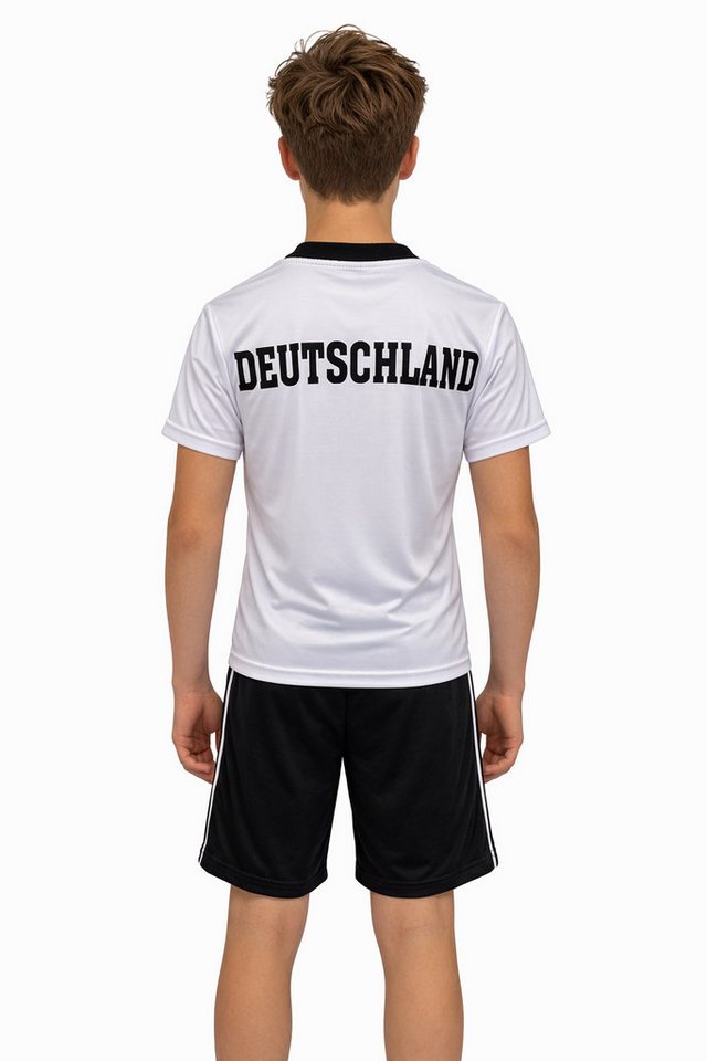 Hessis Fußballtrikot Personalisiertes Kinder Fußball Fan Set Deutschland 26 JS882.Perso (Set, 2-tlg., T-Shirt mit Shorts) für Kinder Bild 3