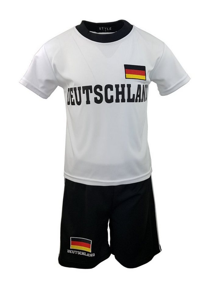 Hessis Fußballtrikot Personalisiertes Kinder Fußball Fan Set Deutschland 26 JS882.Perso (Set, 2-tlg., T-Shirt mit Shorts) für Kinder Bild 4