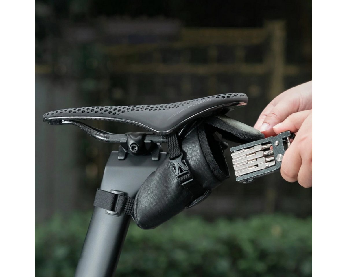 ROCKBROS Satteltasche DB006, Ultraleichte Satteltasche mit kompakter Bauform