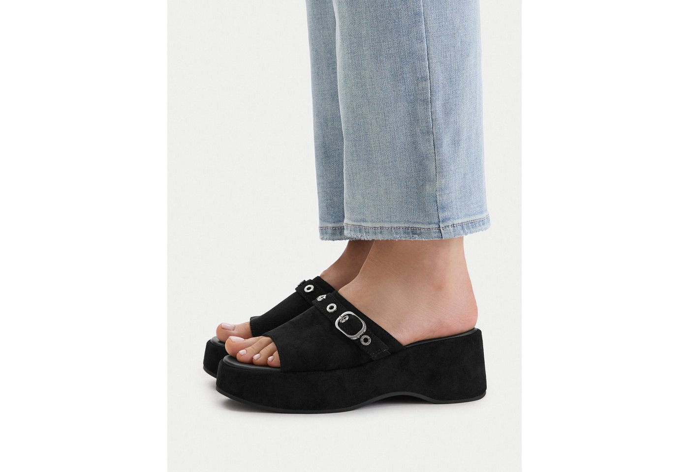 GUESS JEANS Guess Jeans Damen-Flip-Flops Schwarz Badepantolette Bild 2