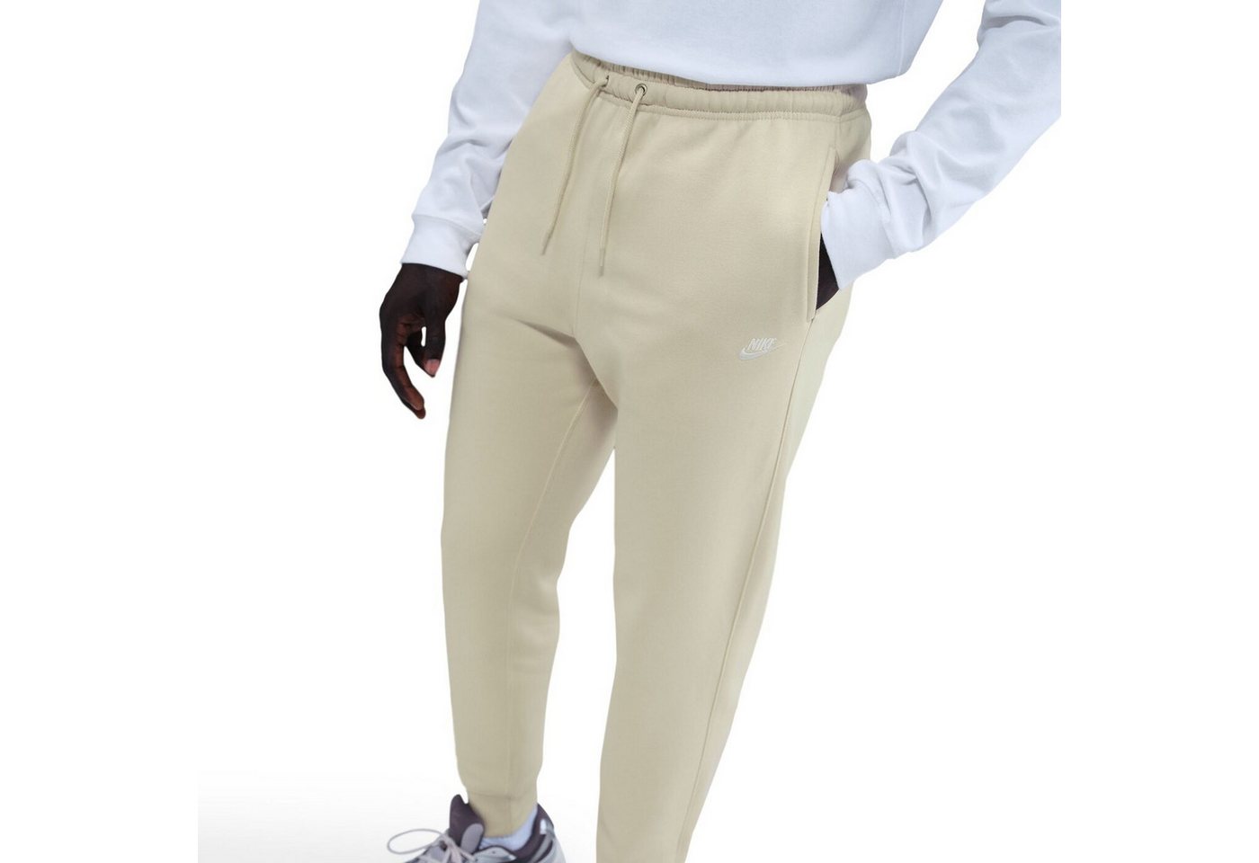 Nike Sporthose M NK CLUB BB JOGGER LT KHAKI/LT KHAKI/WHITE Bild 3