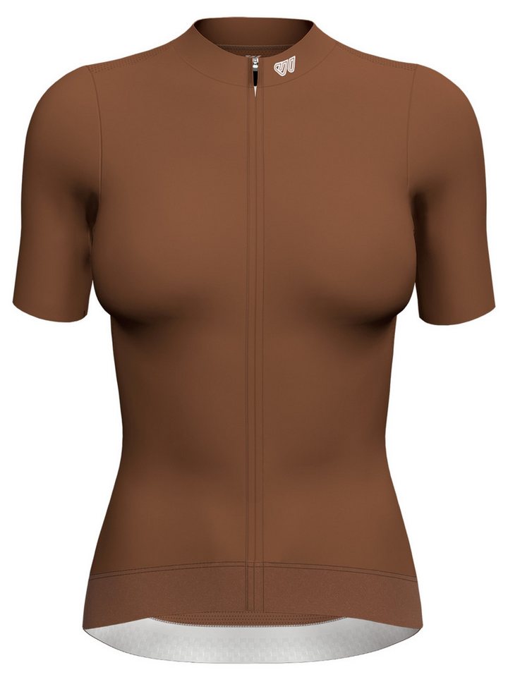 Wulibike Radtrikot Damen Fahrradtrikot Kurzarm Atmungsaktiv Figurbetonte (1-tlg) Leichter Stoff mit hoher Elastizität, ideal für Rennrad und Fitness Bild 5