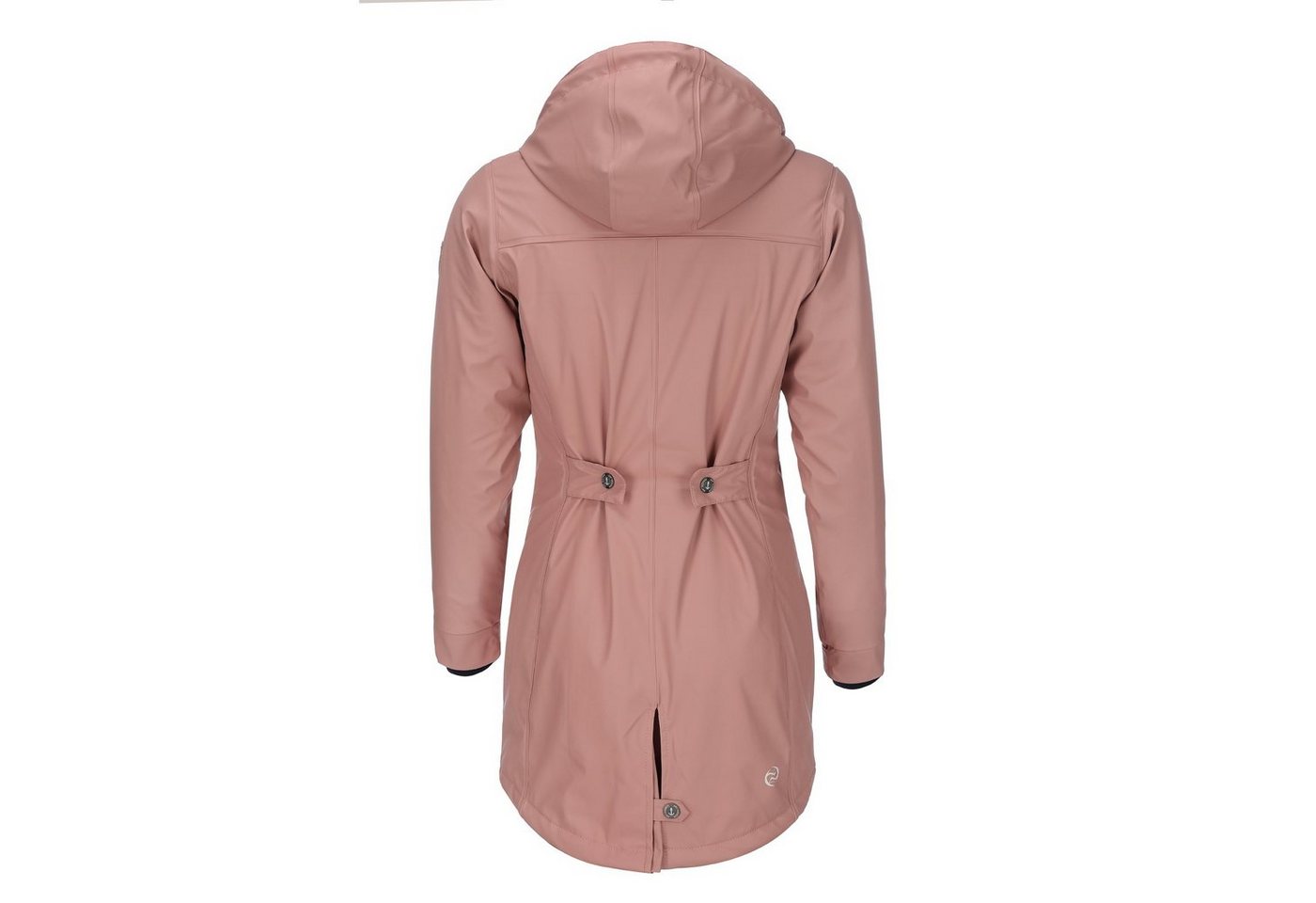 Dry Fashion Regenmantel Malmö Damen Regenjacke Teddy-Fleece-Futter - Outdoor-Jacke Wasserdicht Winddicht, Verschweißte Nähte, 2-Wege-Reißverschluss abgedeckt, Kapuze Bild 4