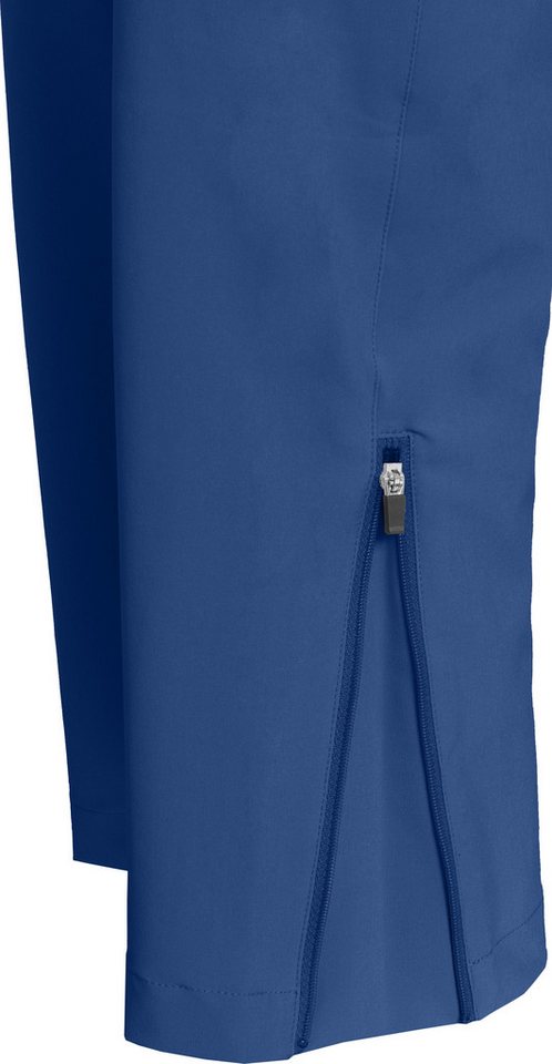 Bergson Outdoorhose AALBORG Vario (slim) Damen Wanderhose, recycelt, elastisch, sportlich, Normalgrößen, blau