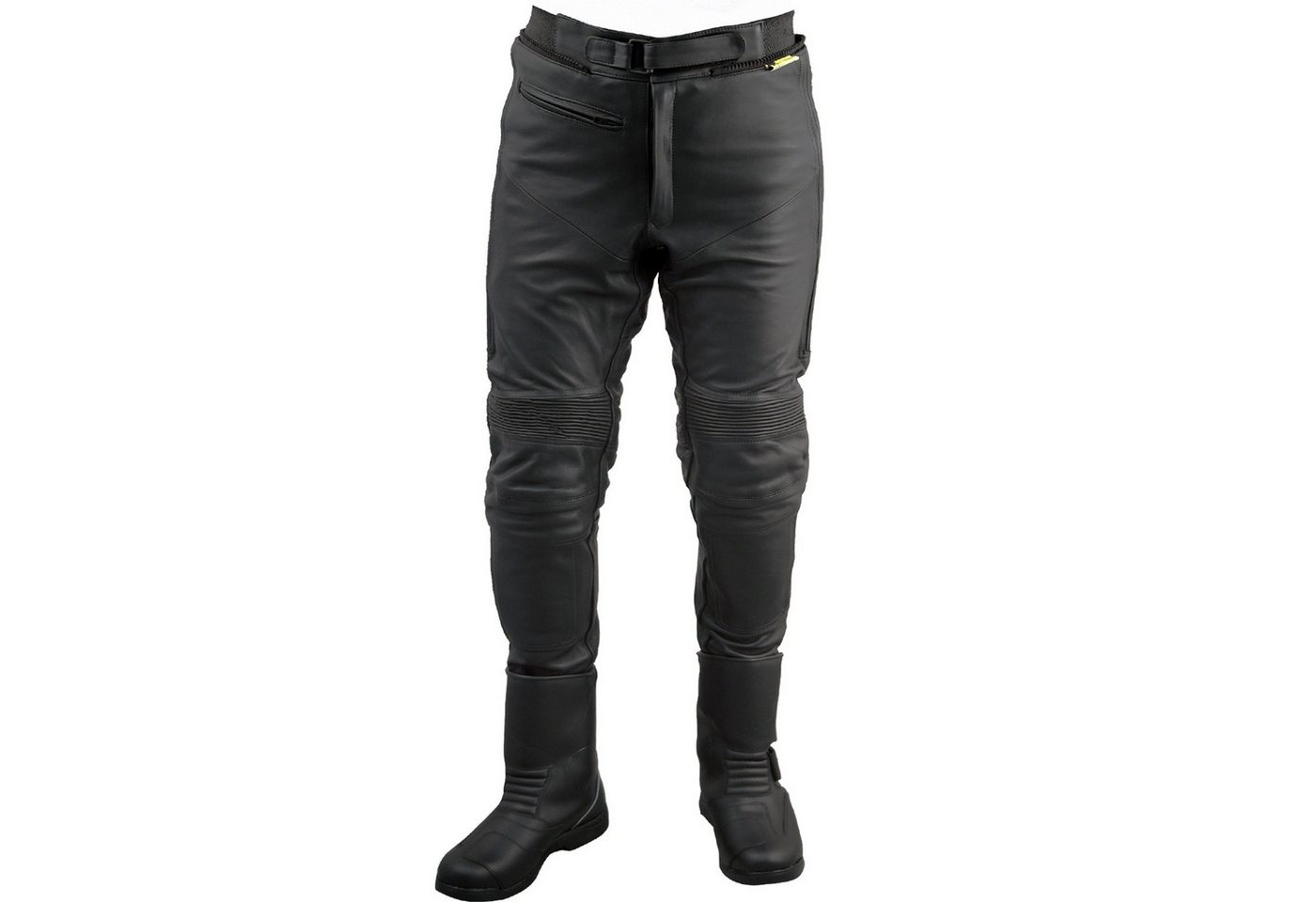roleff Motorradhose RO16 - Stiefel- Lederhose - Rindsleder mit Protektoren & Stretchzonen Bild 2