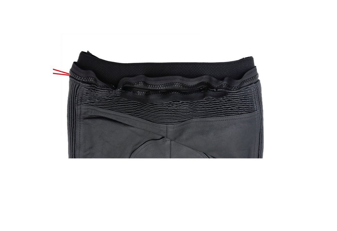 roleff Motorradhose RO16 - Stiefel- Lederhose - Rindsleder mit Protektoren & Stretchzonen Bild 5