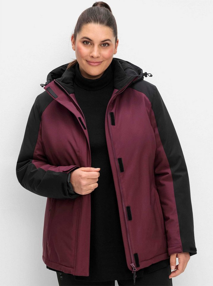 Sheego Trainingsjacke Outdoorjacke Langarm Länge ca. 76 cm Bild 2