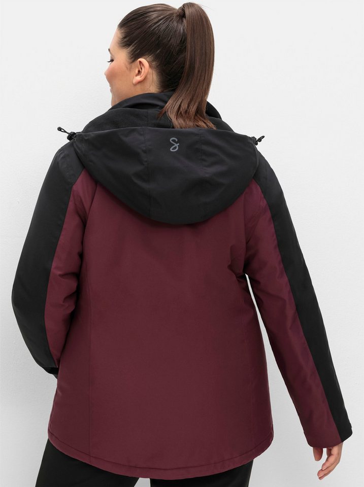 Sheego Trainingsjacke Outdoorjacke Langarm Länge ca. 76 cm Bild 5