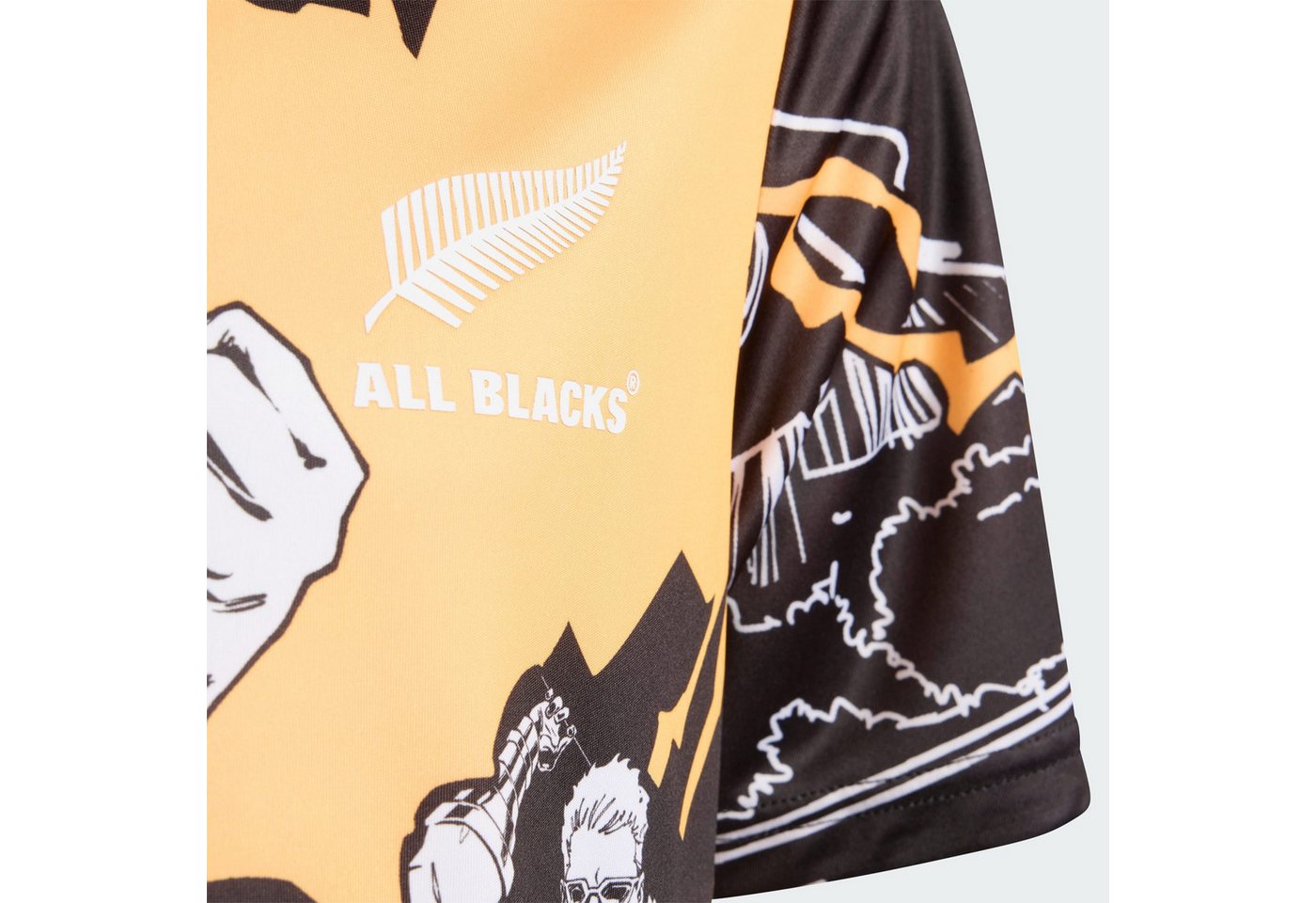 adidas Performance Rugbytrikot ALL BLACKS MARVEL CAPTAINS RUN JERSEY KIDS (1-tlg) Bild 2