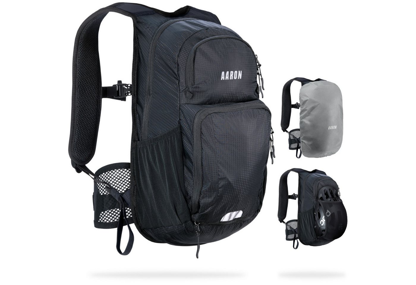 AARON Fahrradrucksack 25L Sportrucksack Fahrrad wasserdicht mit Regenschutz Trekking Tour Bild 5
