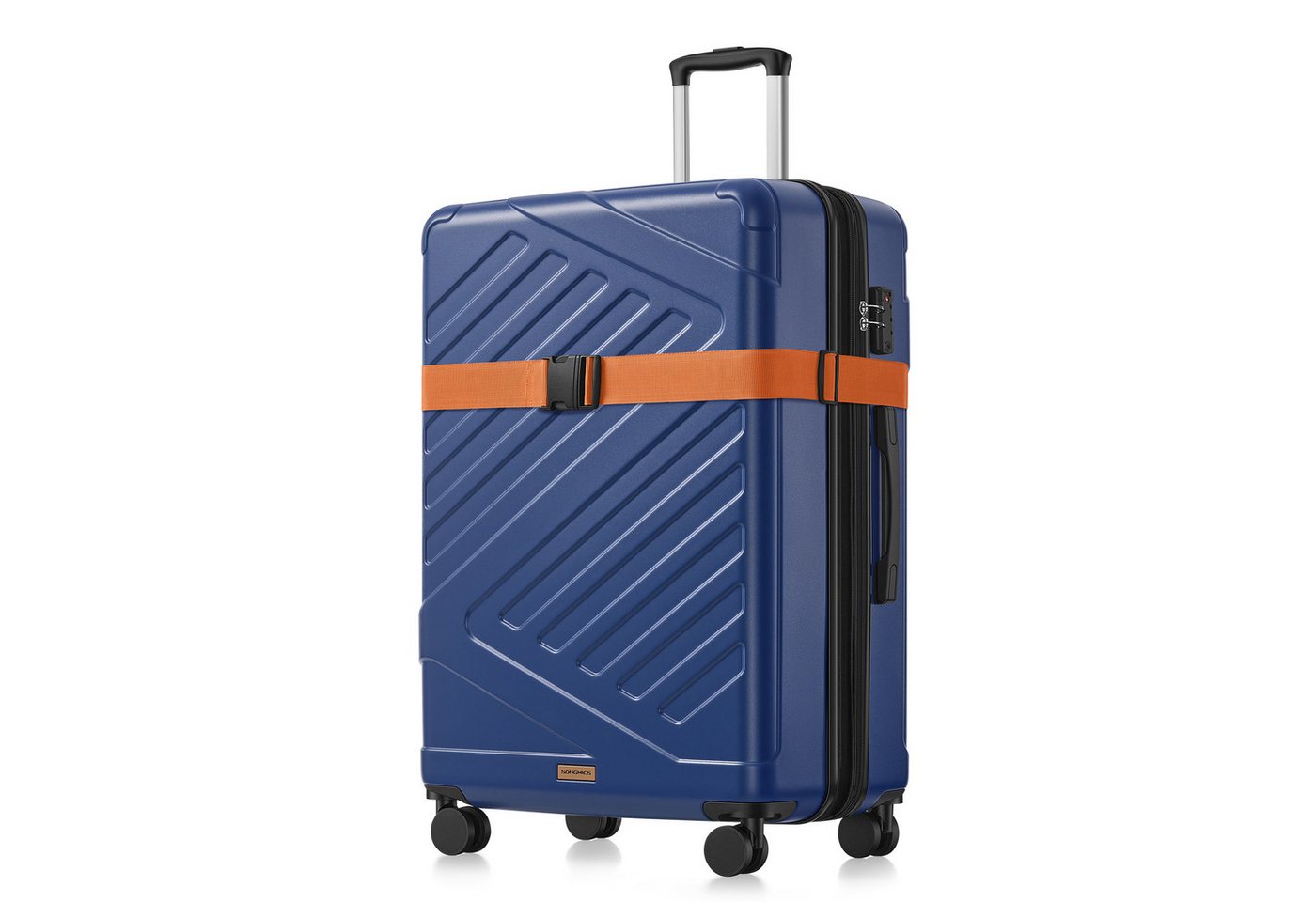 SONGMICS Hartschalen-Trolley Kofferset, 360° Rollen, robuster Reisekoffer, Bordcase, ABS Bild 5