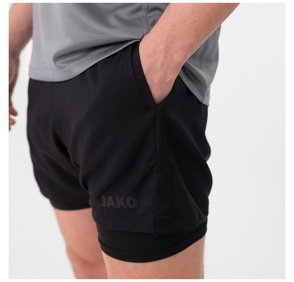 Jako Trainingshose 2-in-1 Power Short (1-tlg) Kordelzug Bild 4