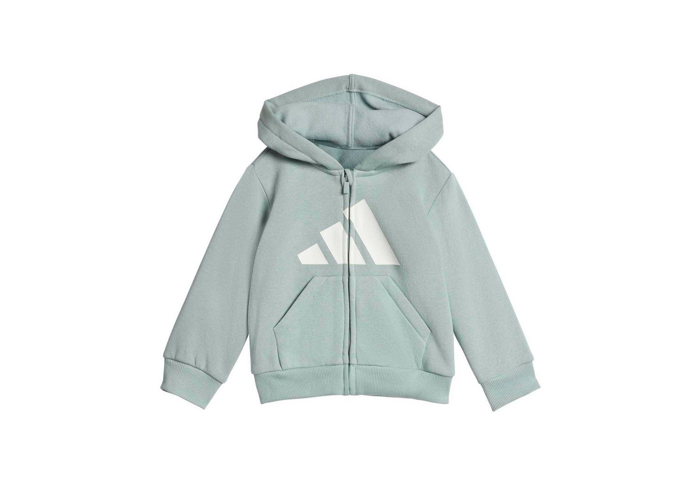 adidas Performance Trainingsanzug Essentials (Baumwolle-Mischung) grün/grau Kleinkinder