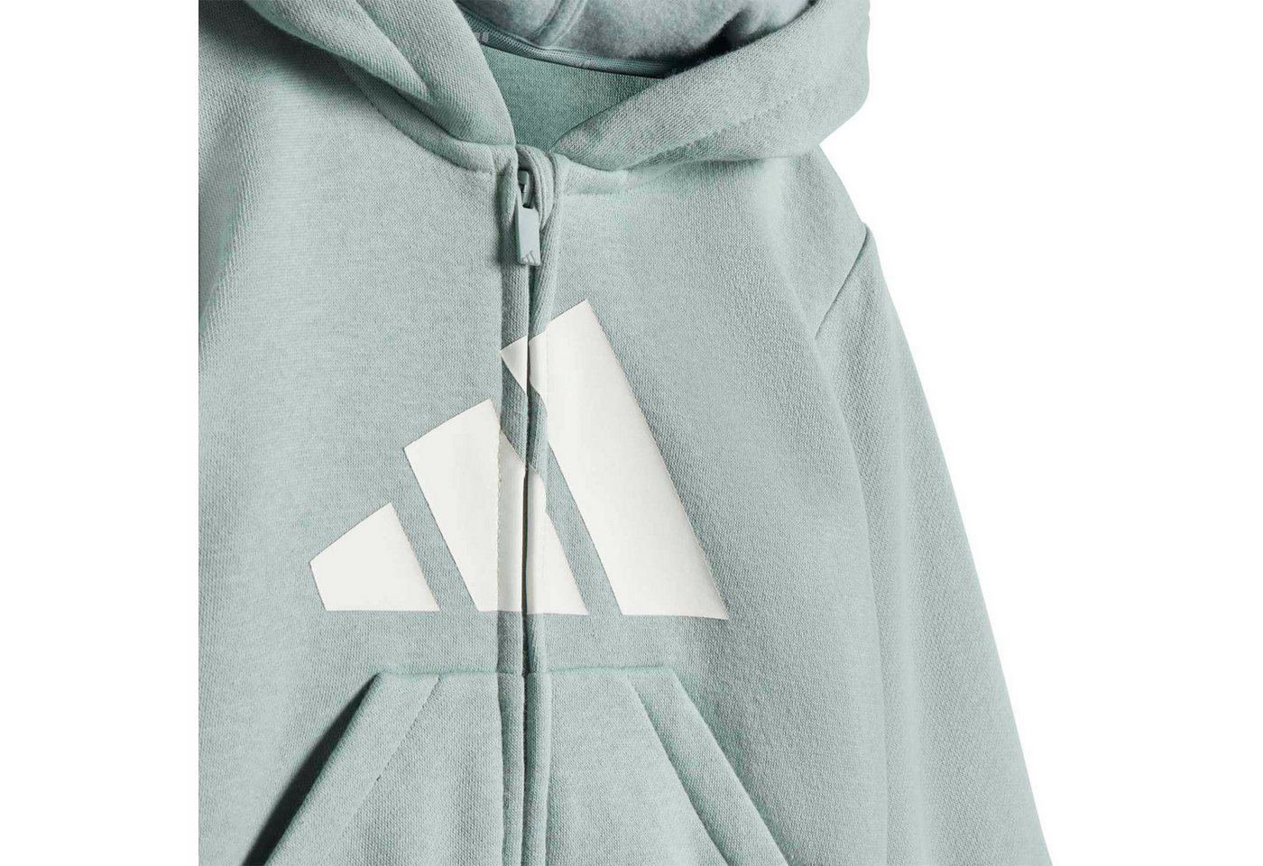 adidas Performance Trainingsanzug Essentials (Baumwolle-Mischung) grün/grau Kleinkinder Bild 3