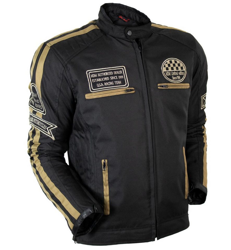 MDM Motorradjacke Herren Motorradjacke Textil Highway Stil mit Protektoren Highway Stil, 5 Protektoren, winddicht, wasserabweisend Bild 2