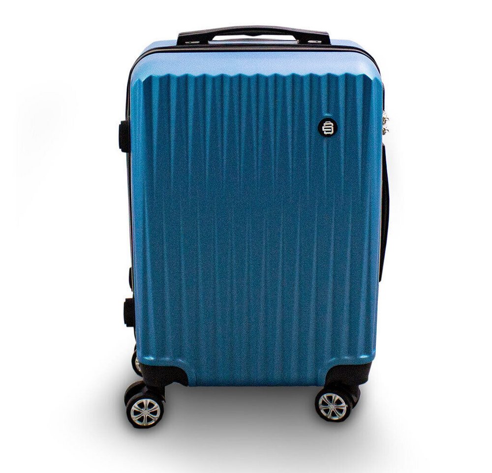 Barut Hartschalen-Trolley Barut Reisekoffer M Modell General Blau, 4 Rollen Bild 5
