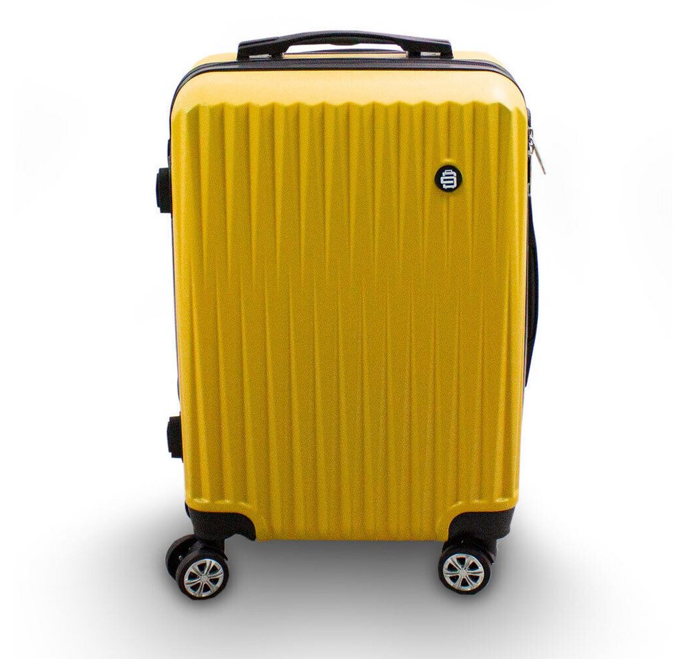 Barut Hartschalen-Trolley Barut Reisekoffer M Modell General Gelb, 4 Rollen Bild 2