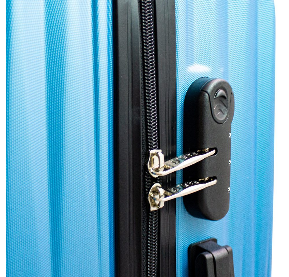 Barut Hartschalen-Trolley Barut Reisekoffer XL Modell General Blau, 4 Rollen Bild 2