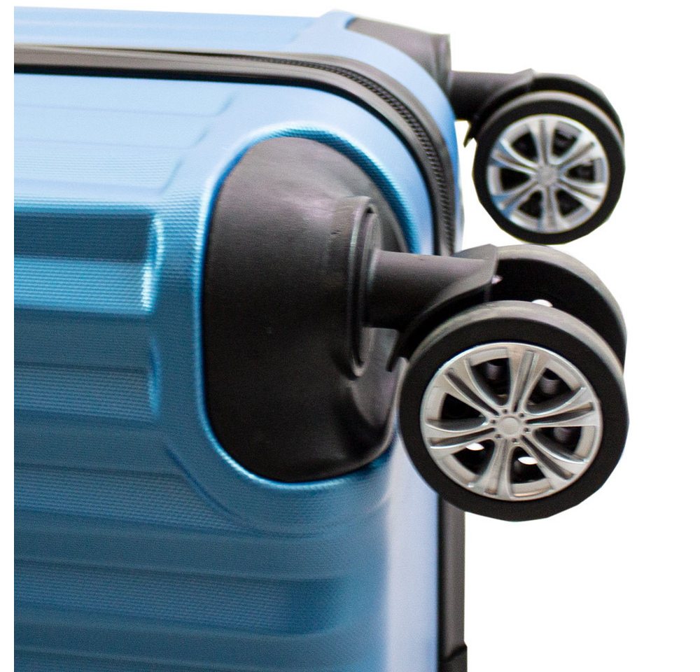 Barut Hartschalen-Trolley Barut Reisekoffer XL Modell General Blau, 4 Rollen Bild 5
