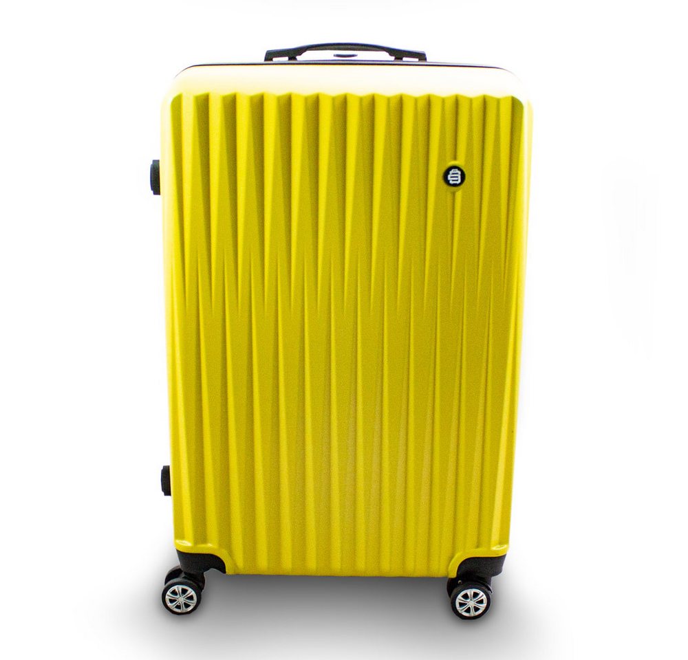 Barut Hartschalen-Trolley Barut Reisekoffer XL Modell General Gelb, 4 Rollen Bild 3