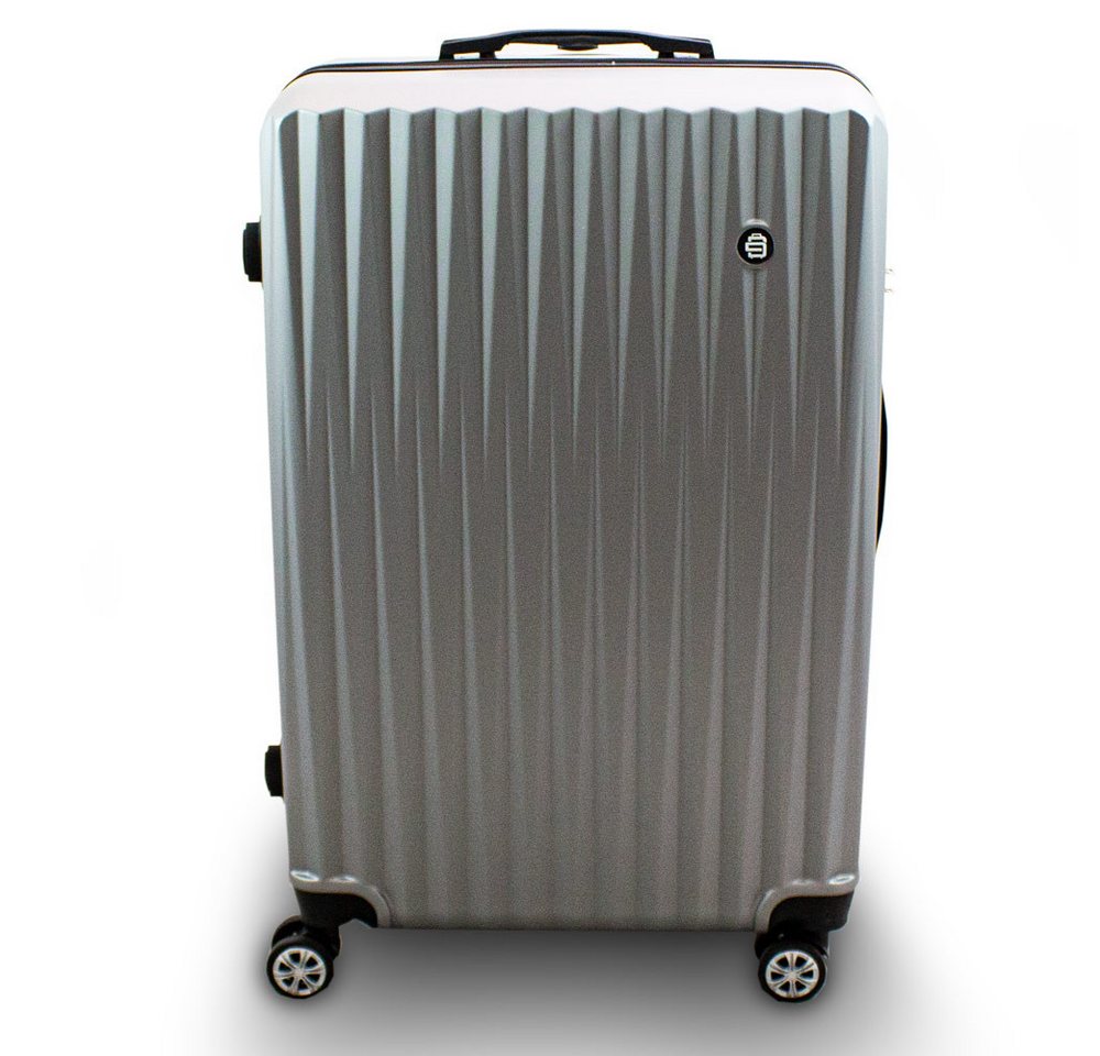 Barut Trolleyset Barut Reisekofferset 2-teilig M + XL Modell General Silber, 4 Rollen, (Set, 2 tlg., MS-17296)