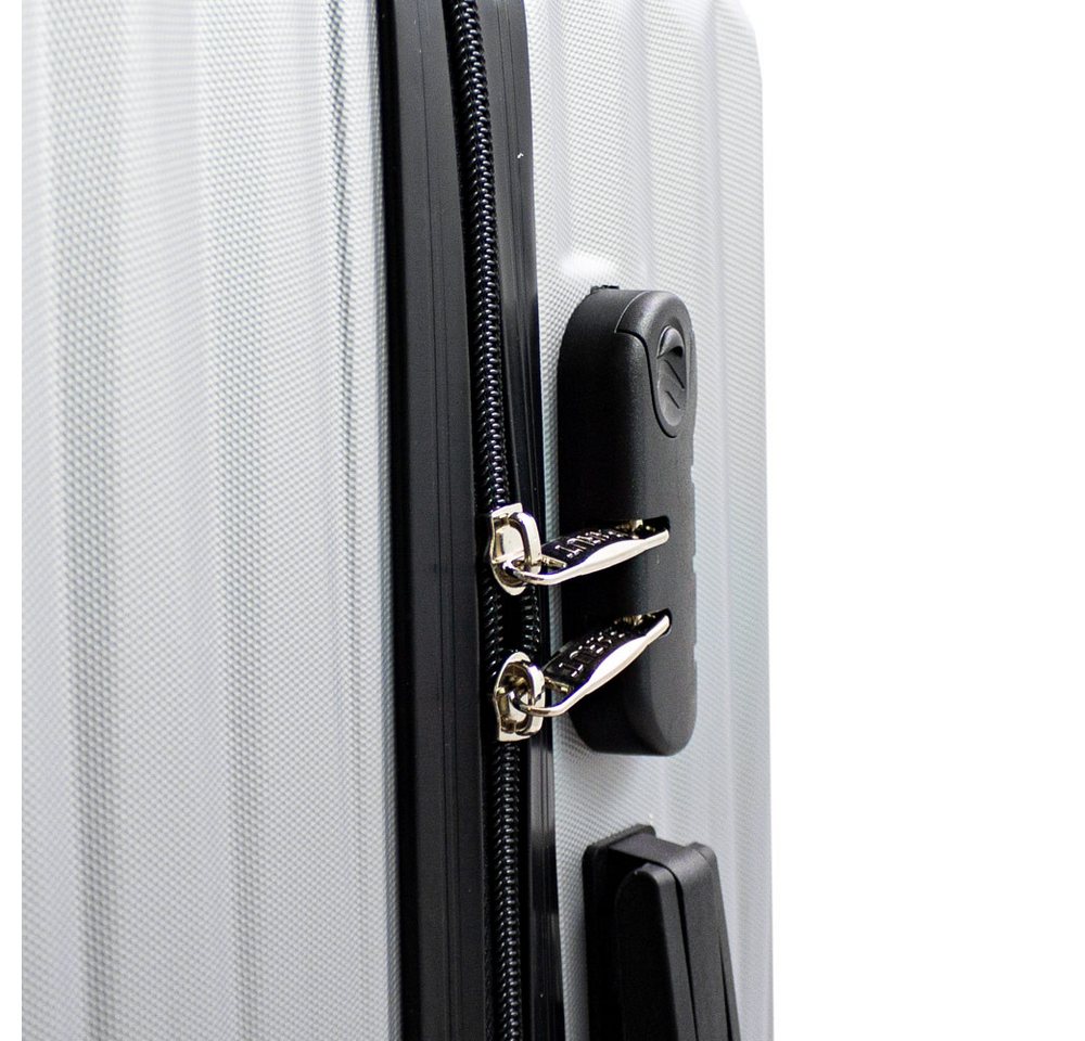 Barut Trolleyset Barut Reisekofferset 2-teilig M + XL Modell General Silber, 4 Rollen, (Set, 2 tlg., MS-17296) Bild 2