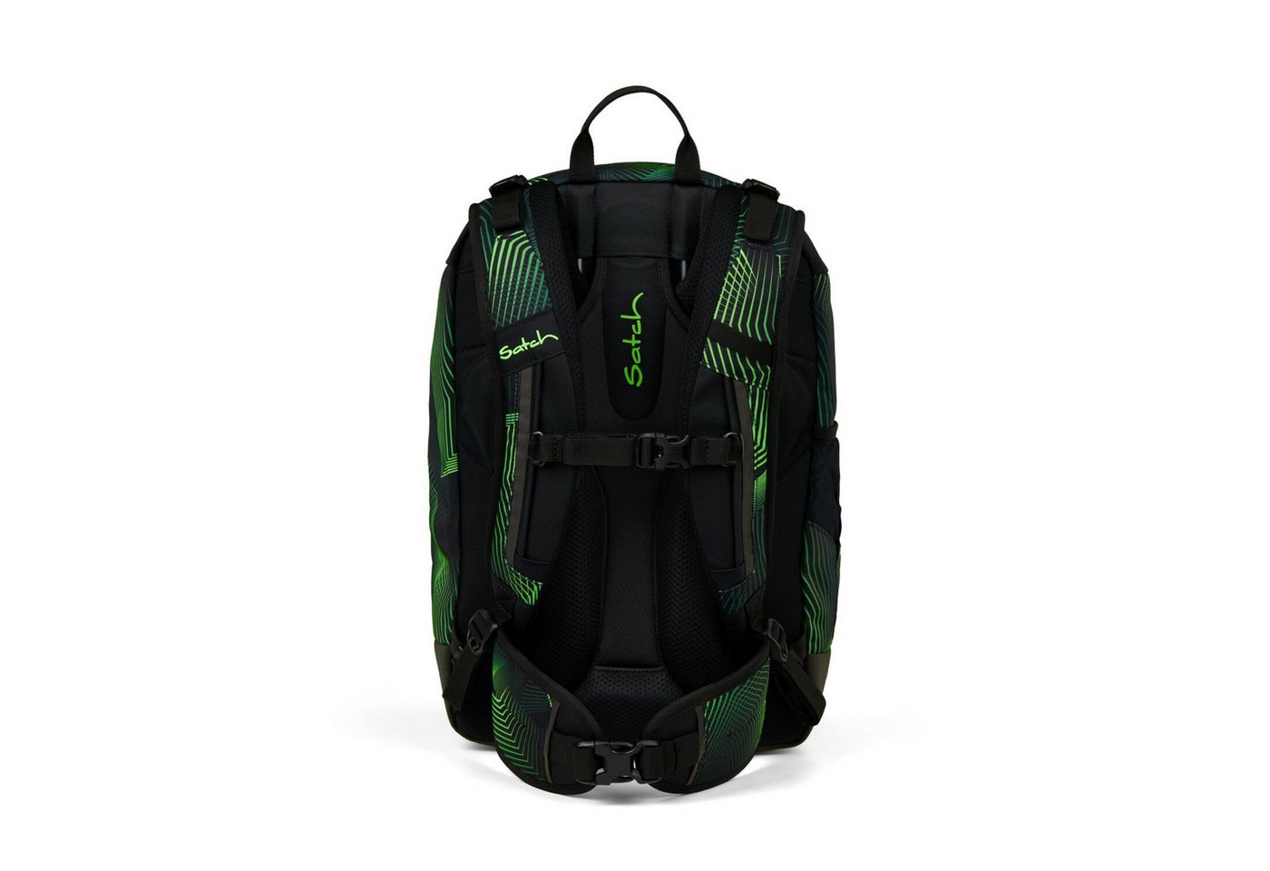 Satch Schulranzen Schulrucksack AIR Seismic Green (1 Stück), Schulranzen, ergonomisch, Laptop-Fach, Your-Size-System Bild 3