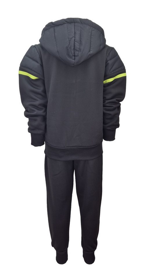 Hessis Jogginganzug Freizeitanzug JF372 (Set, 2-tlg., Jacke mit Jogginghose), für Jungen Stylisch mit Reißverschlusstaschen Bild 3