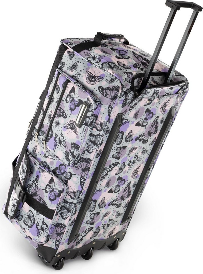normani Reisetasche Trolley Reisetasche 100 Liter mit 2 Rädern, Trolley mit robusten Rollen und geräumigem Hauptfach Bild 2