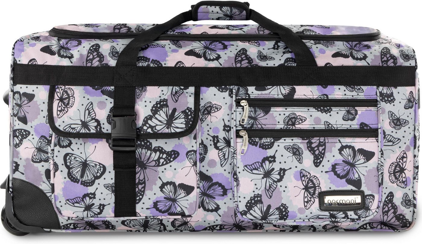 normani Reisetasche Trolley Reisetasche 100 Liter mit 2 Rädern, Trolley mit robusten Rollen und geräumigem Hauptfach Bild 5