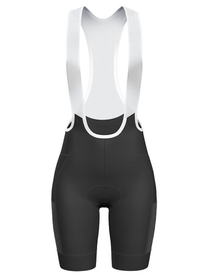 Wulibike Fahrradhose Damen Trägerhose Radhose 3 Taschen Reflektierend (1-tlg) Weibliche Passform mit komfortablem 3D-Sitzpolster Bild 4