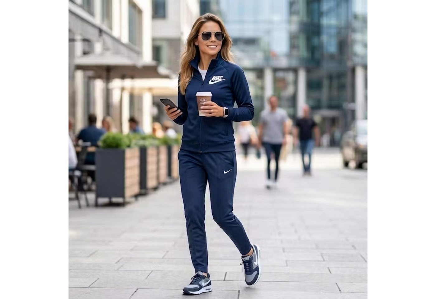 Kaiser24 Sportanzug Nike Sportanzug Damen, Fleece-Innenseite für maximalen Komfort (Set, 2-teilig) Bild 3