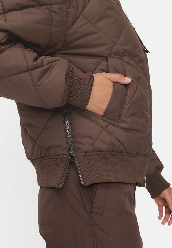 camel active Bomberjacke mit bedrucktem Futter Langarm