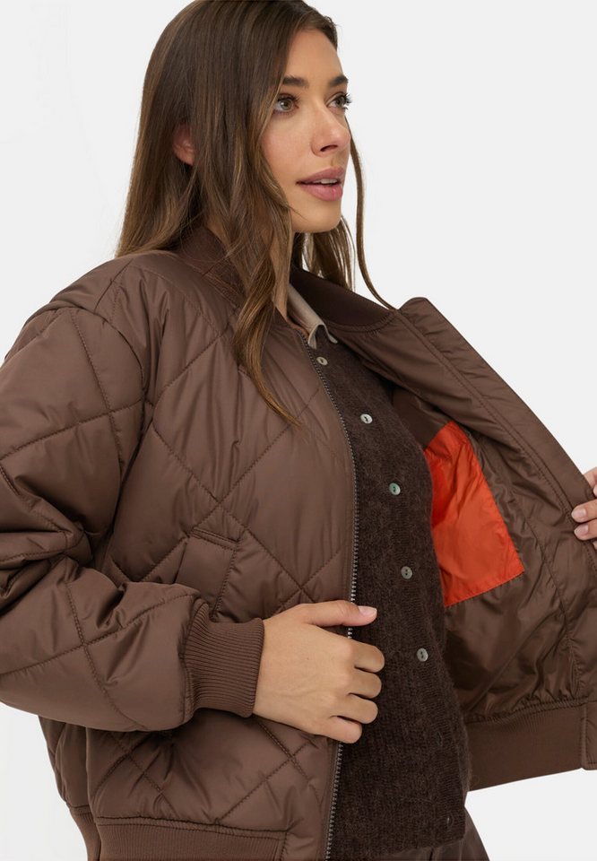 camel active Bomberjacke mit bedrucktem Futter Langarm Bild 3