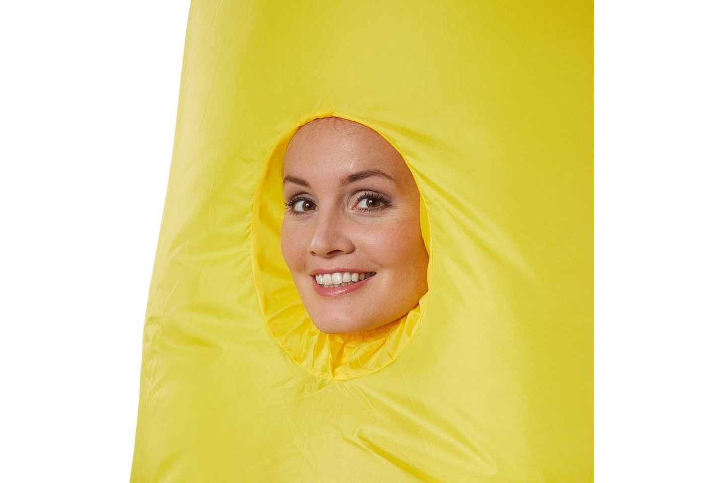 dressforfun Kostüm Selbstaufblasbares Kostüm Kondom, Anzug mit Aufschrift „Mister Safety Bild 5