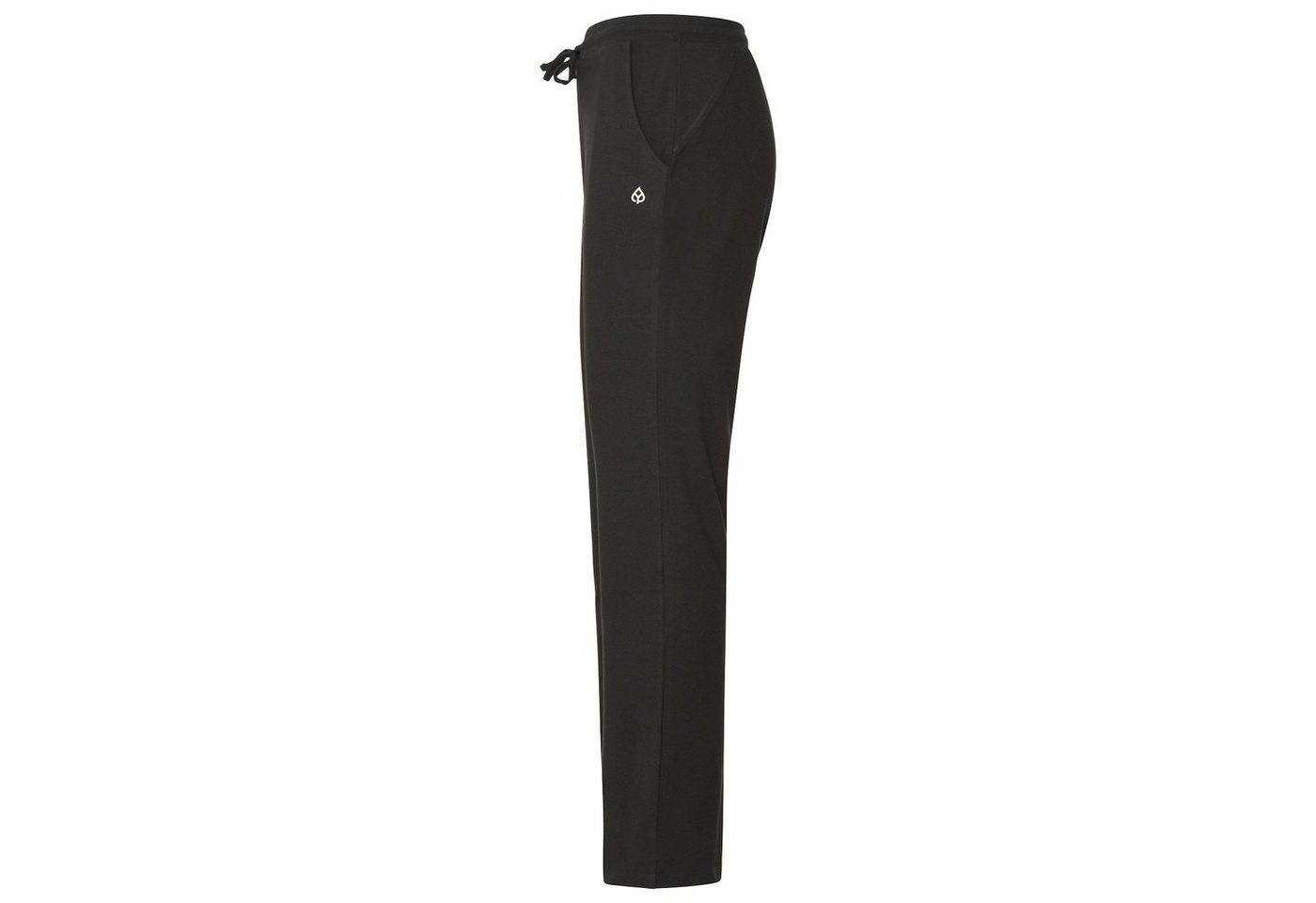 Yamadhi Yogahose Herren Yogahose Straight Cut, Bio-Baumwolle, Schwarz XL