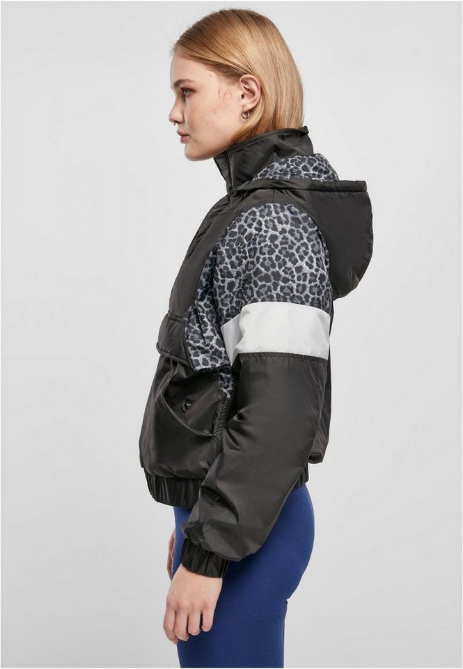 URBAN CLASSICS Outdoorjacke Ladies AOP Mixed Pull Over Jacket Überziehjacke Damen