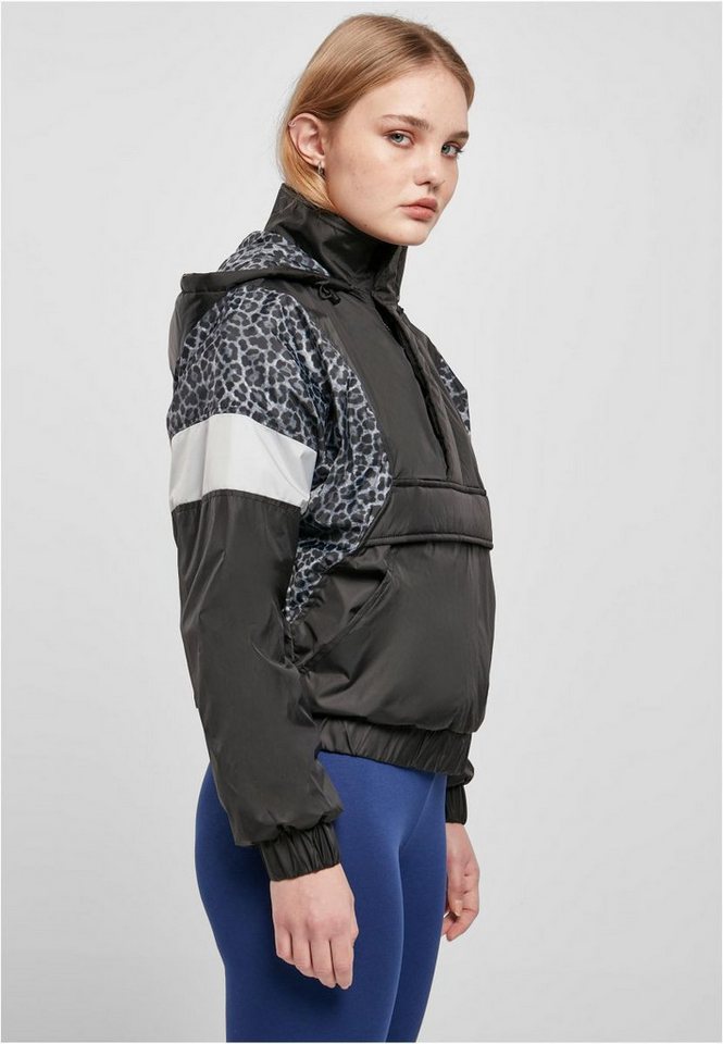 URBAN CLASSICS Outdoorjacke Ladies AOP Mixed Pull Over Jacket Überziehjacke Damen Bild 2