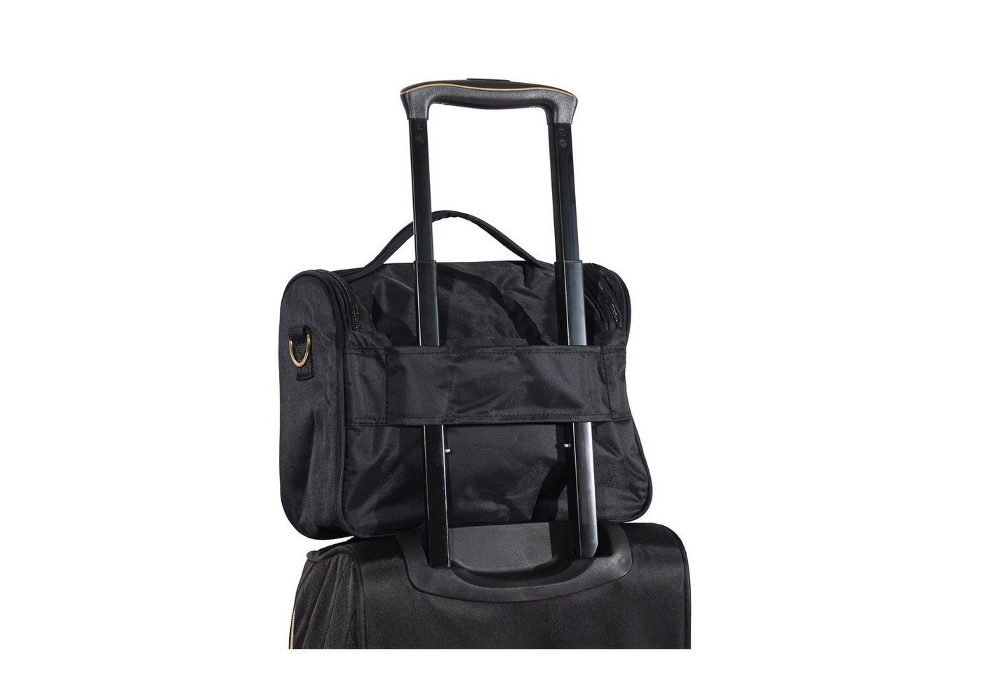 Crosstravel Beautycase Monaco mit Aufsteckfunktion für Reisetasche, Herausnehmbarer Spiegel für schnelle Touch-ups unterwegs Bild 2