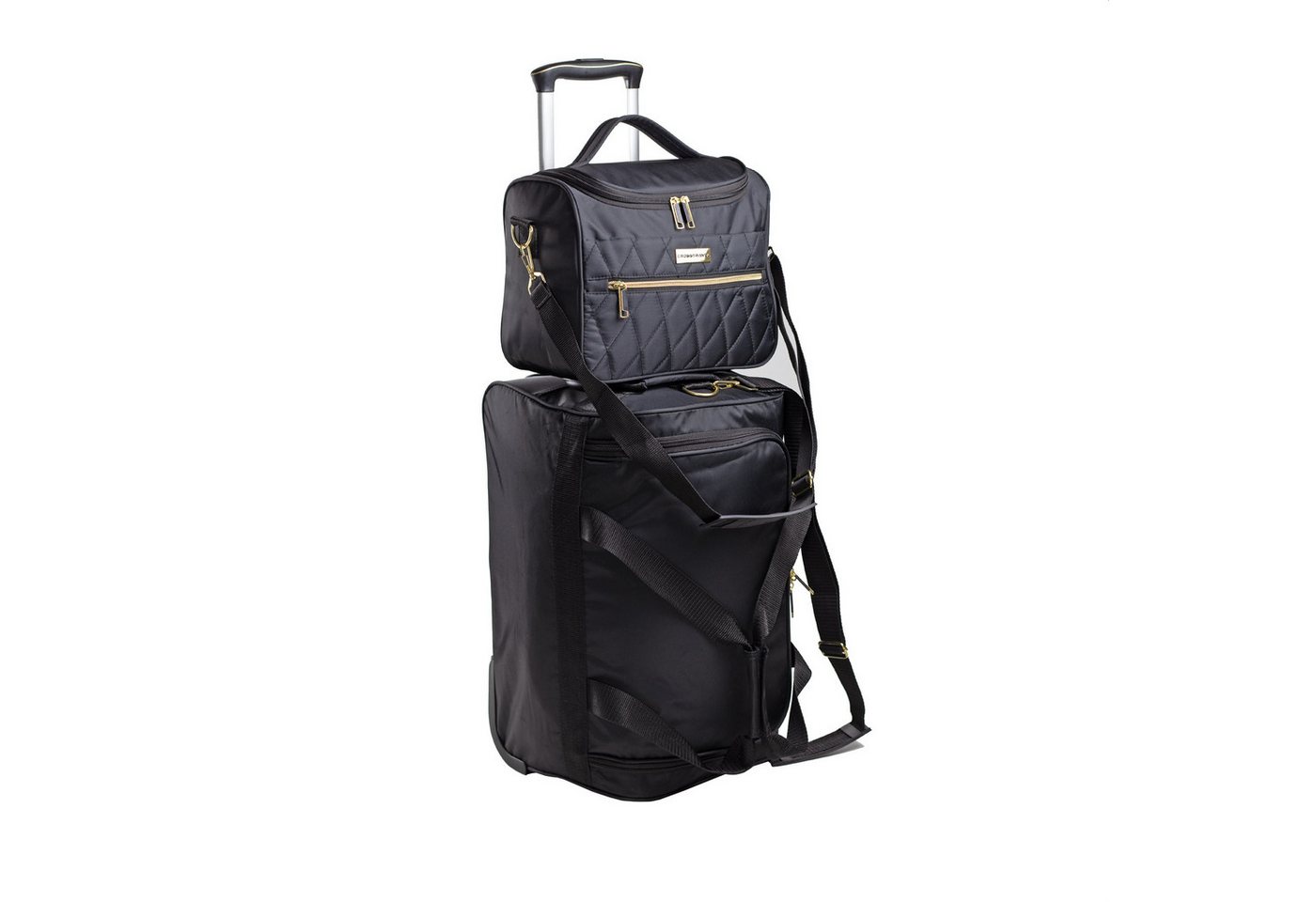 Crosstravel Beautycase Monaco mit Aufsteckfunktion für Reisetasche, Herausnehmbarer Spiegel für schnelle Touch-ups unterwegs Bild 3