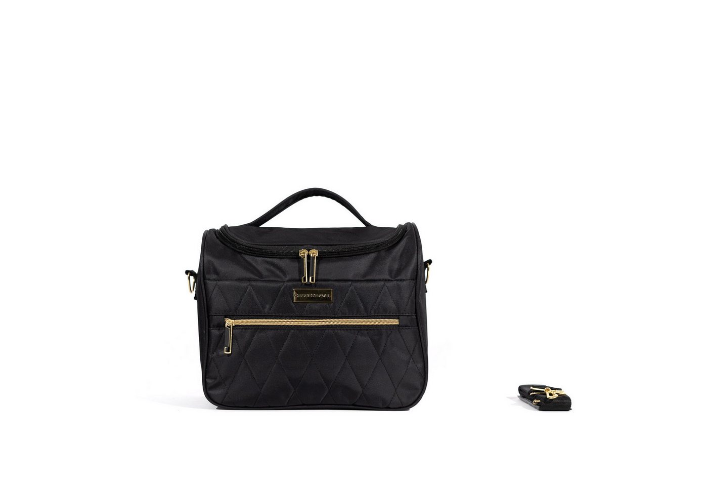 Crosstravel Beautycase Monaco mit Aufsteckfunktion für Reisetasche, Herausnehmbarer Spiegel für schnelle Touch-ups unterwegs Bild 5