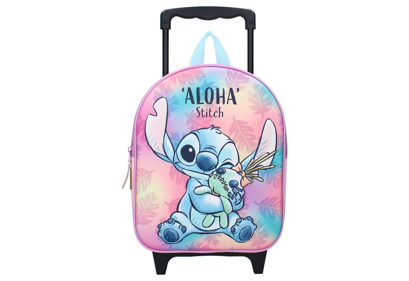 Disney Kinderkoffer Trolley Rucksack Spiderman Paw Patrol Minnie Mouse Eiskönigin Stitch, 30 x 25 x 10 cm, 8 Liter Bild 2