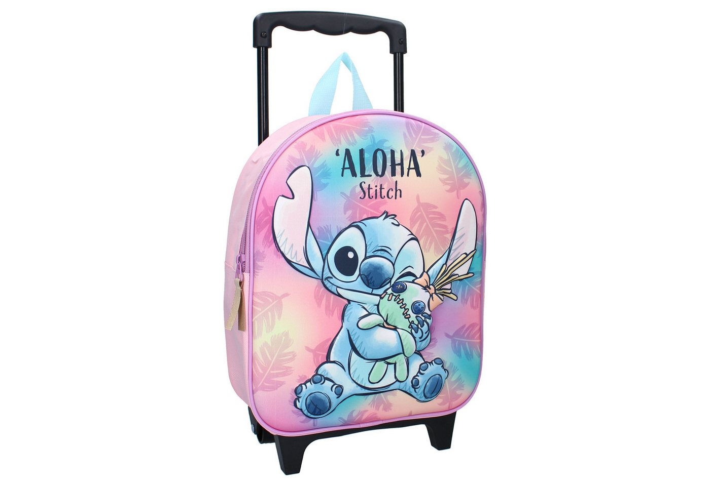Disney Kinderkoffer Trolley Rucksack Spiderman Paw Patrol Minnie Mouse Eiskönigin Stitch, 30 x 25 x 10 cm, 8 Liter Bild 4
