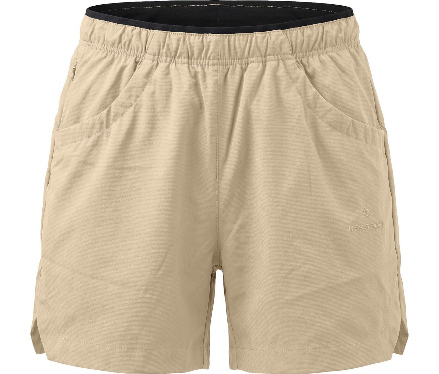 Bergson Outdoorhose BILLUND Shorts Damen Freizeitshorts, leicht, lässig, Normalgrößen, braun Bild 2