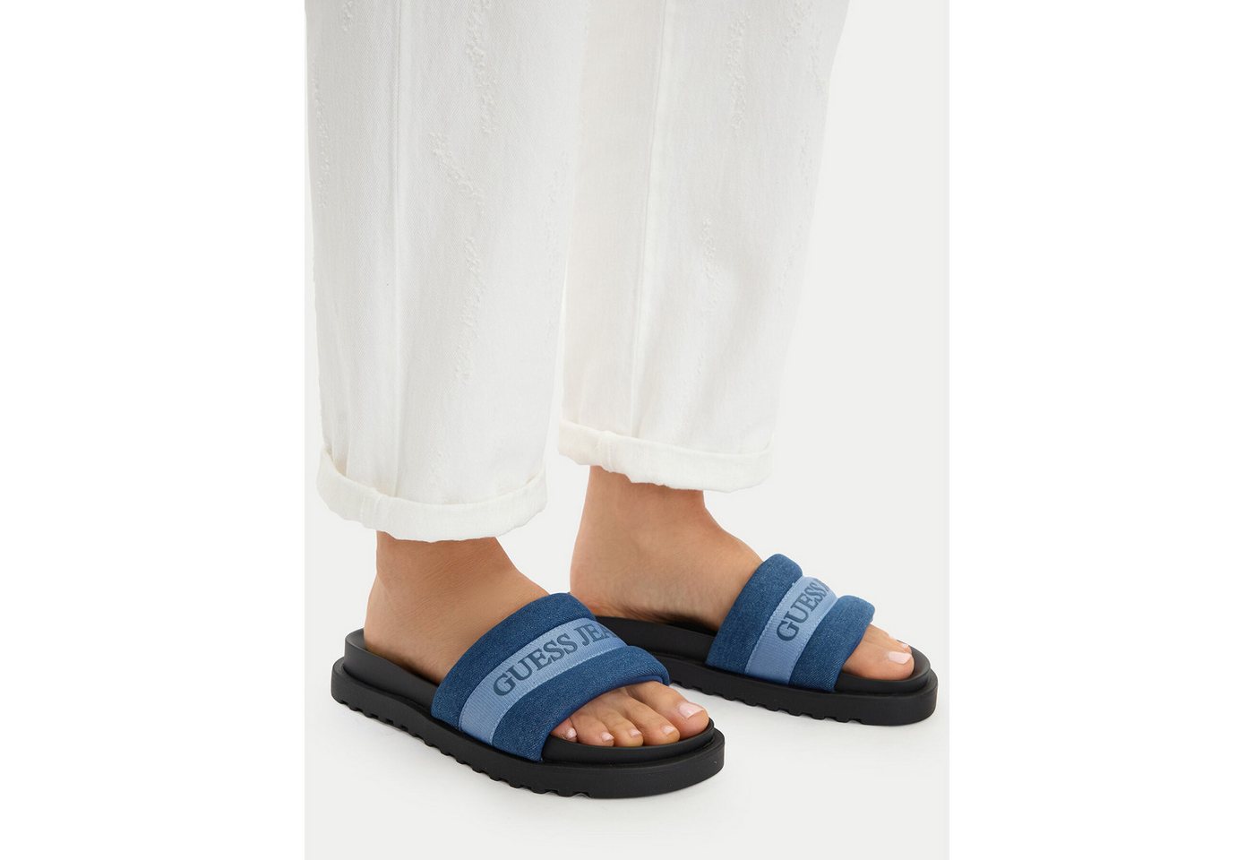 GUESS JEANS Guess Jeans Damen-Flip-Flops Blau Badepantolette Bild 4