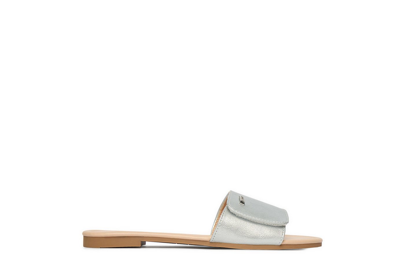 Jenny Jenny Damen-Flip-Flops in Silber Badepantolette Bild 2