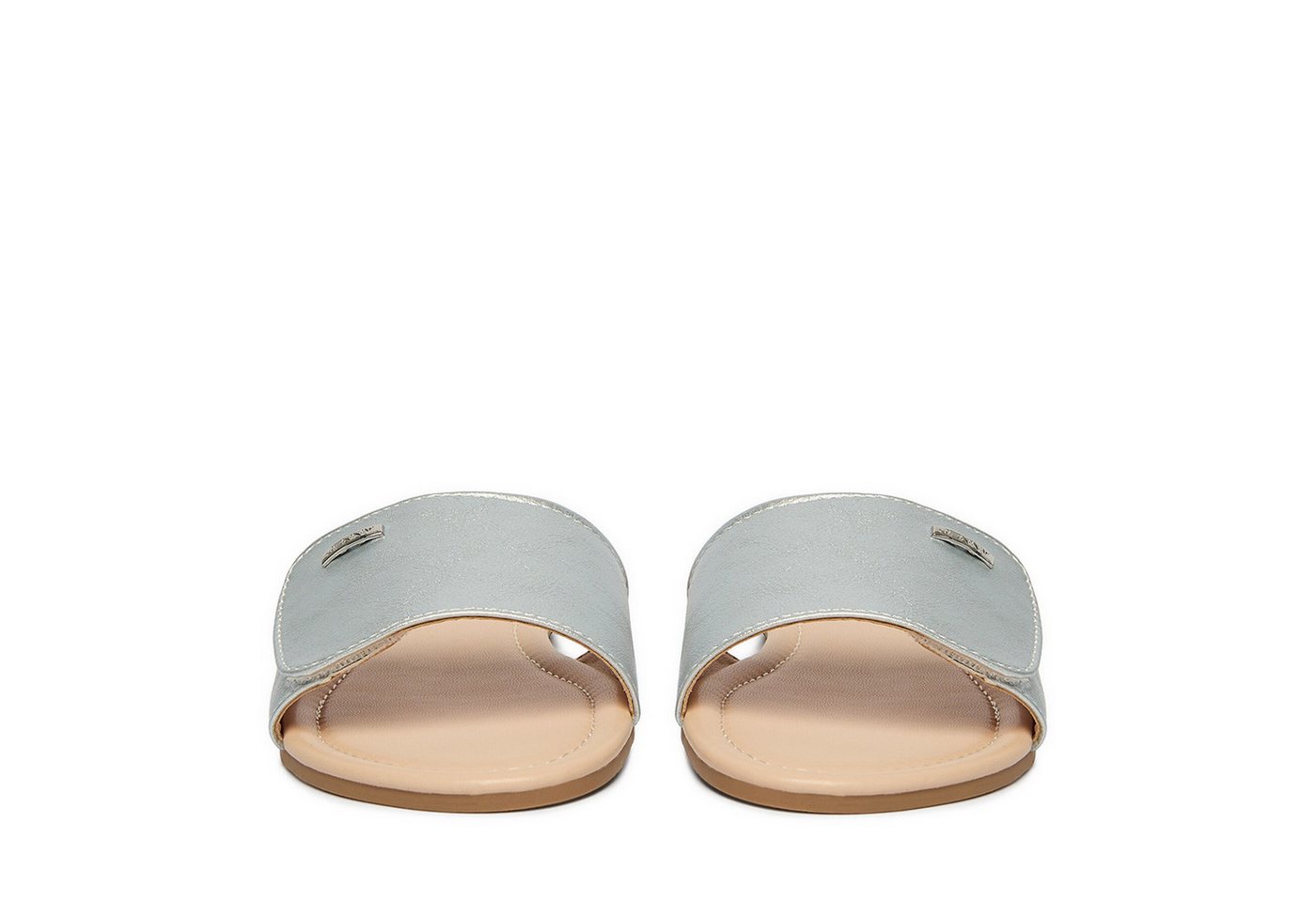 Jenny Jenny Damen-Flip-Flops in Silber Badepantolette Bild 3