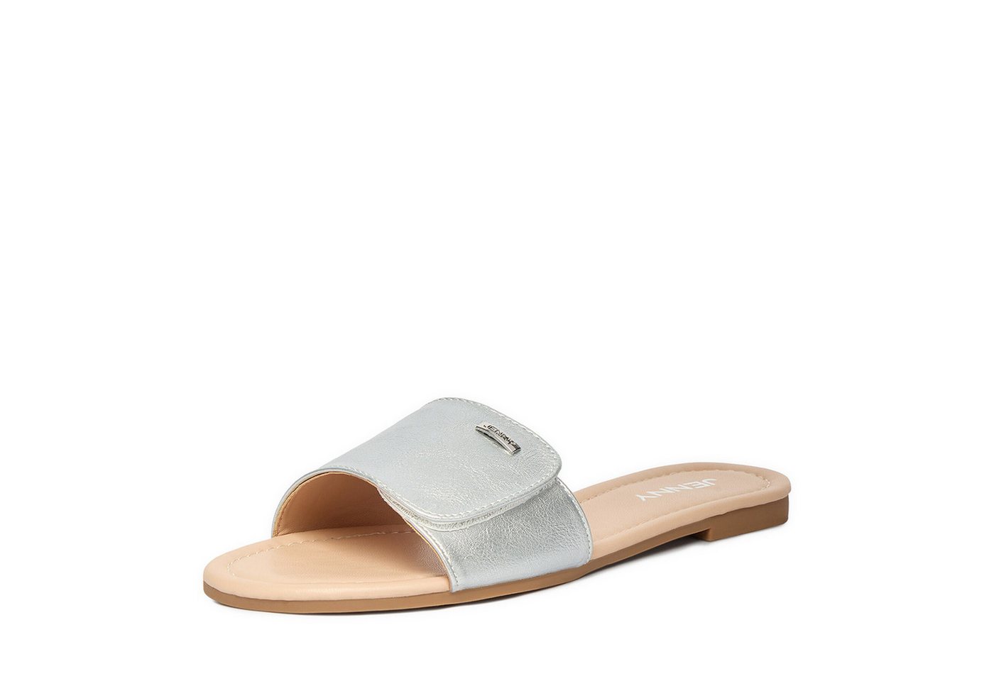Jenny Jenny Damen-Flip-Flops in Silber Badepantolette Bild 4