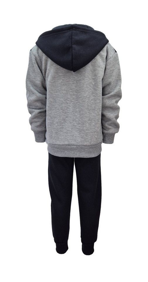 Hessis Jogginganzug Freizeitanzug Trainingsanzug JF209 (Set, 3-tlg., T-Shirt, Jacke und Jogginghose), für Kinder Bild 4